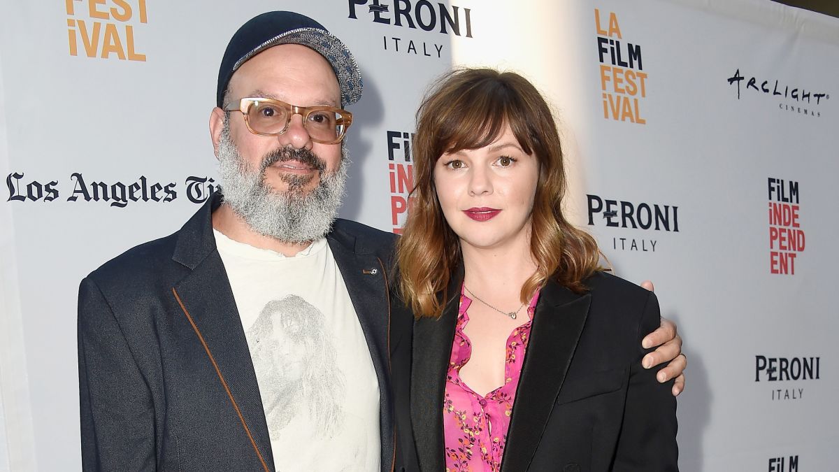 David Cross with cool, sexy, cute, Wife Amber Tamblyn 