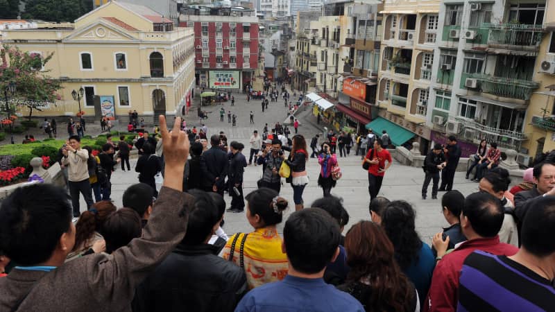The Macau Government Tourism Office reported a 75.1% decrease in mainland tourists for the first four days of Lunar New Year compared with 2019.