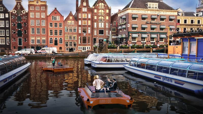 Roboat is a five-year project to develop autonomous ferries for Amsterdam's canals.