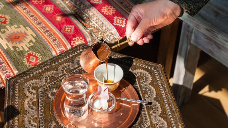 Thick, rich and strong as jet fuel, Bosnian coffee is is such a part of the culture that it's the drink of choice.