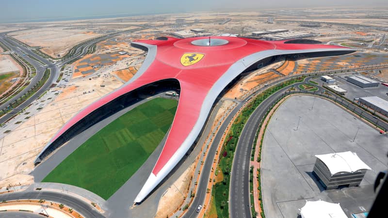 Ferrari World has more than 20 attractions.