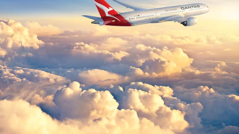 The Qantas logo is known as "The Flying Kangaroo."
