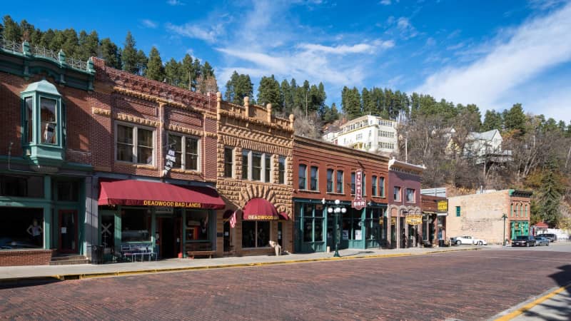 In 1876, Deadwood was founded, fueled by a quest for gold and drawing the likes of Wild Bill Hickok and Calamity Jane.