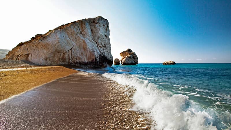 Aphrodite's rock (Petra tou Romiou) -- Cyprus Tourism Organisation