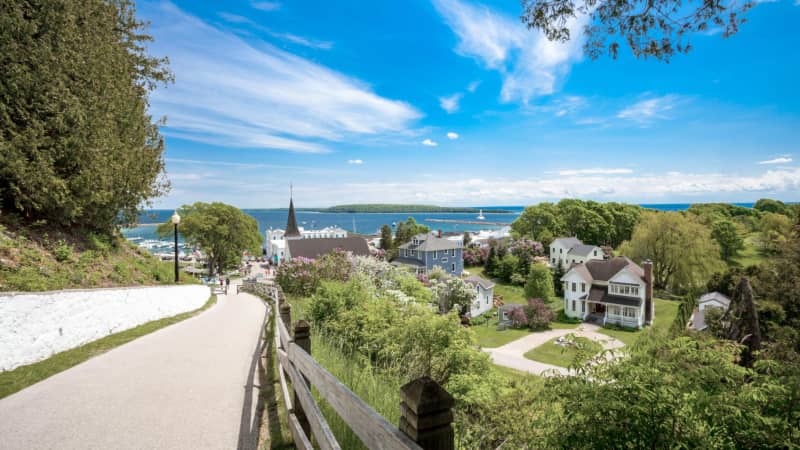 Middle America's best offshore Victorian time warp can be found on Mackinac Island.