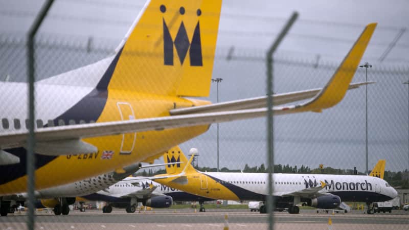 Monarch Airlines collapsed in 2017