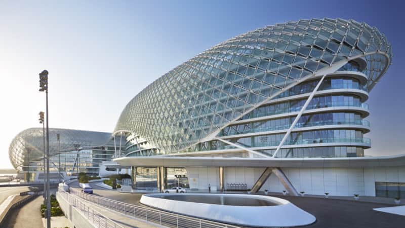 Yas Viceroy Abu Dhabi (Exterior Day) -- Courtesy Department of Culture and Tourism Abu Dhabi