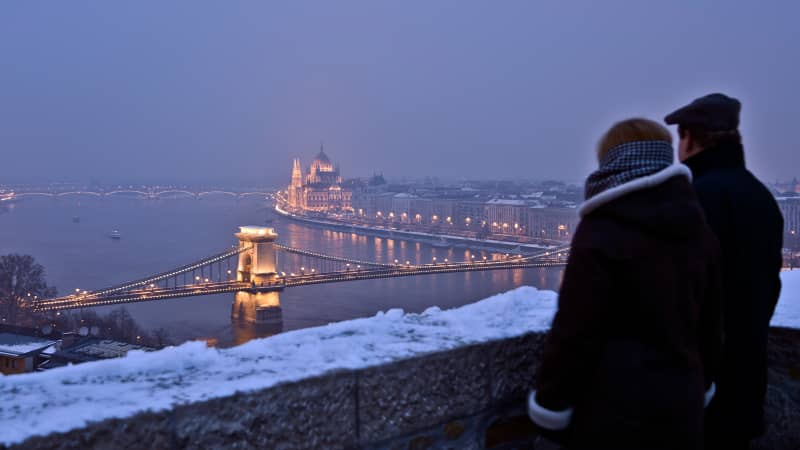 Budapest winter activities - river danube