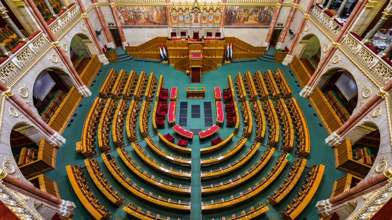 Budapest's Parliament building - interior