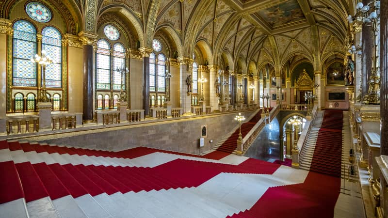 Budapest's parliament building - interior
