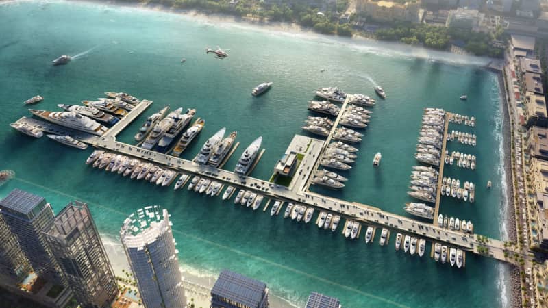 The Dubai Harbour project, opening in 2020, will feature two of the most advanced cruise terminals int he world according to developer Meraas. 