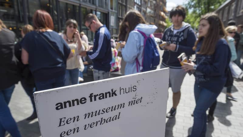 anne frank house amsterdam line