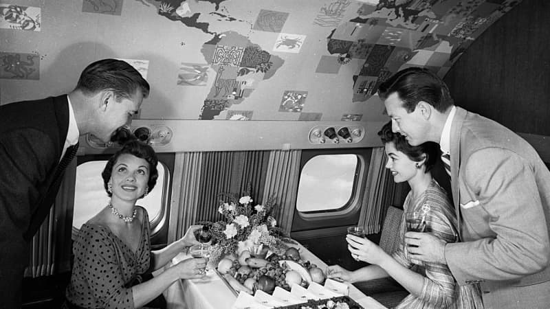 Sixty years ago, air travel was a glamorous concept.