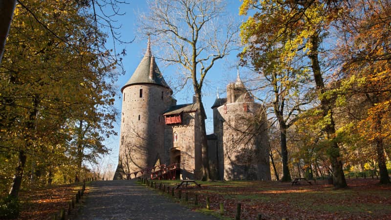 Castell Coch is the work of celebrated Victorian architect William Burges. 
