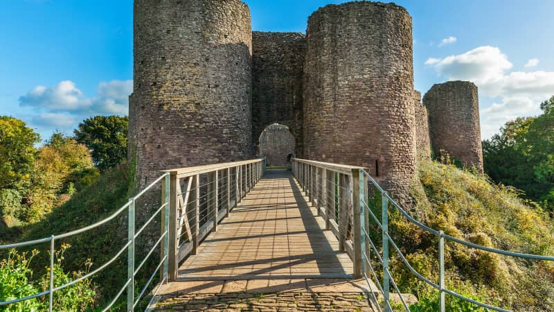 White Castle was orginally built by the Normans.