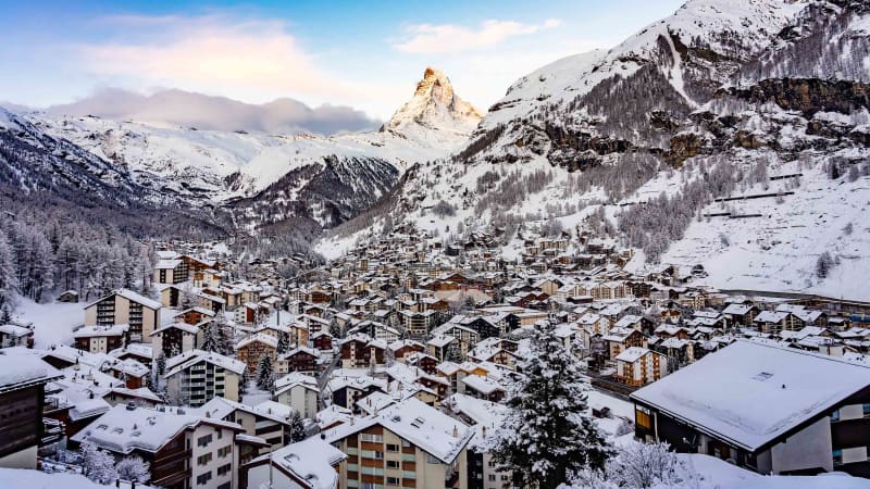 The high-altitude Swiss resort of Zermatt, overlooked by the Matterhorn, is looking forward to welcoming visitors.
