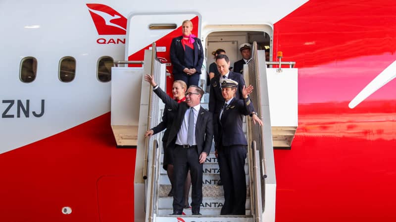 qantas test flight landing-8