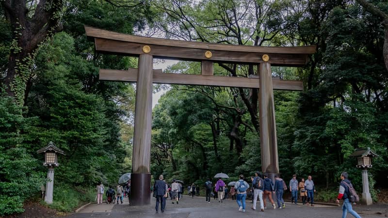 Yoyogi Park Torii Gate by Joshua Mellin jdmellin@gmail.com @joshuamellin