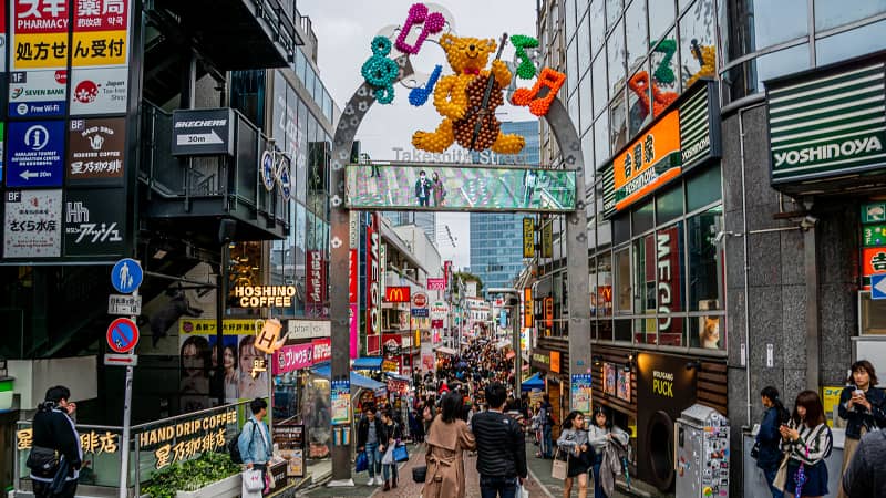 Takeshita Street in Harajuku by Joshua Mellin jdmellin@gmail.com @joshuamellin