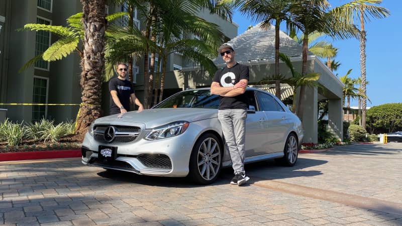 Douglas Tabbutt and Arne Toman enjoy the destination.