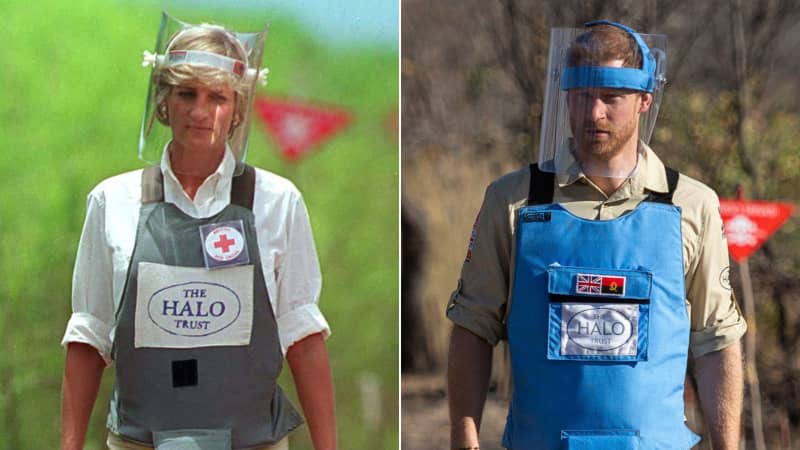 Prince Harry visited Angola and retraced his mother's footsteps to raise awareness around landmines.