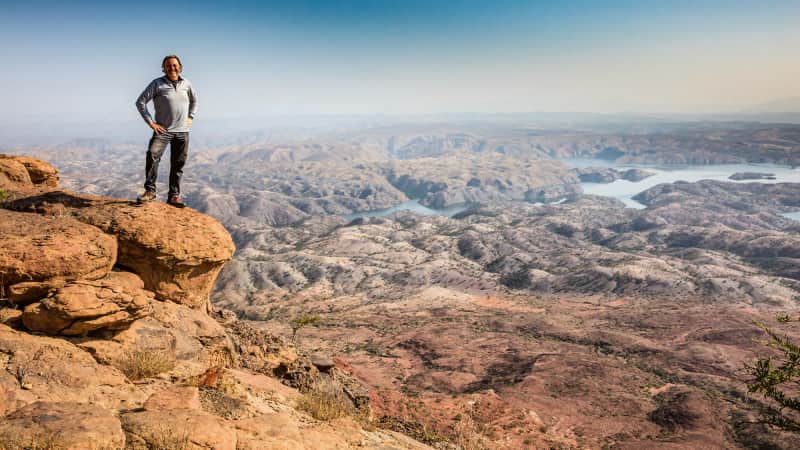 Michael Poliza overlooking the Tekeze River in Central Tigray, Ethiopia.