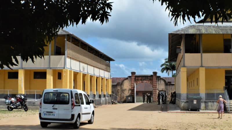 Camp de la Transportation in Saint-Laurent du Maroni was an infamous prison.