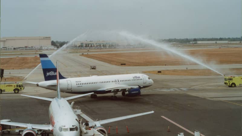 JetBlue launched Long Beach service a few days before 9/11 in September 2001. The airline has since significantly pulled back service at LGB.