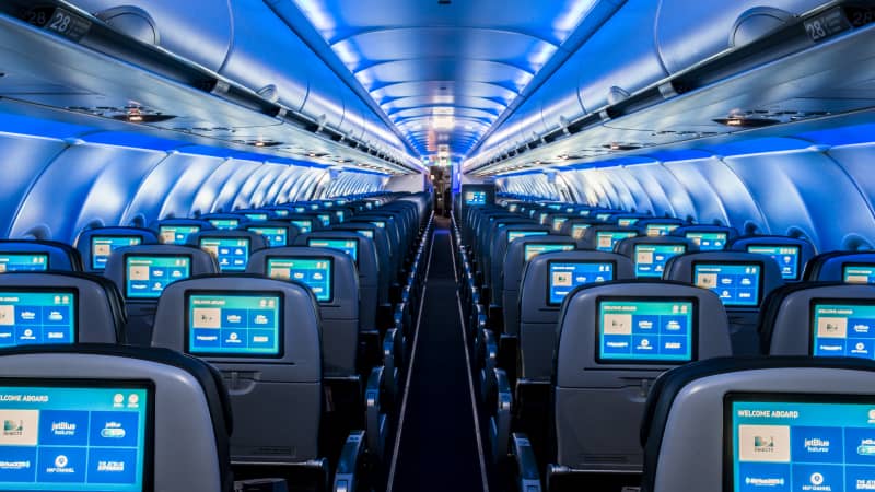 JetBlue is revamping economy class with 10-inch HD TV screens and more.