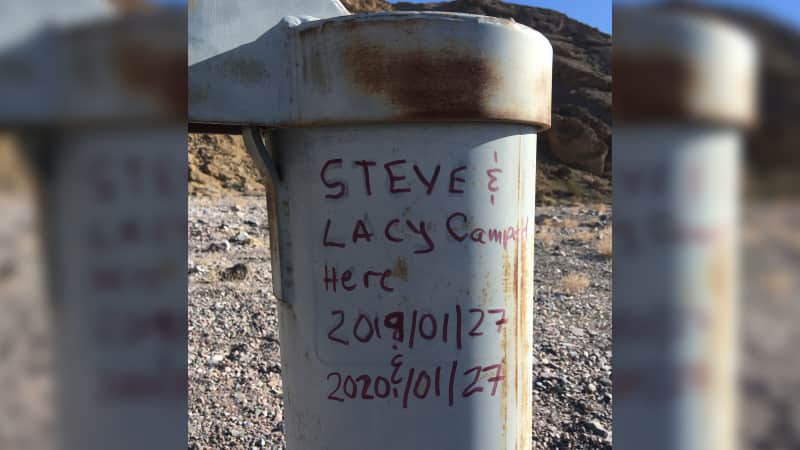 A vandal who left graffiti in multiple places in Death Valley confessed and apologized.