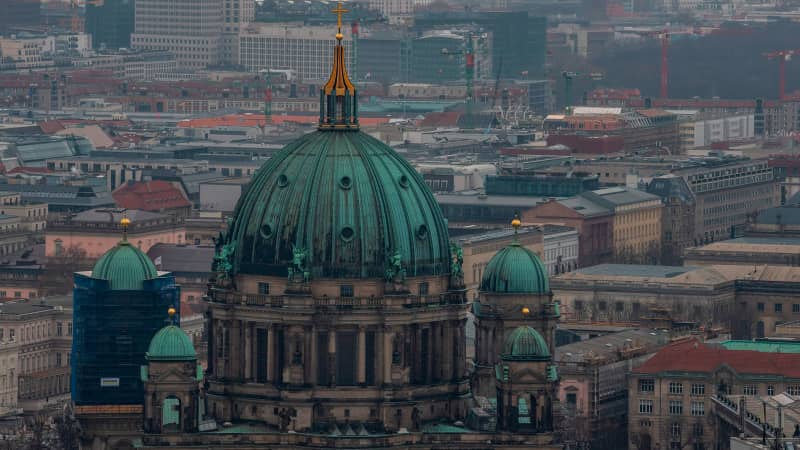 View of the Berliner Dom (Berlin Cathedral) taken on March 3