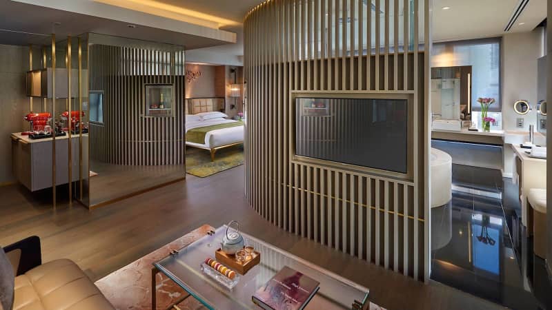 Hong Kong's Landmark Mandarin Oriental is one of the city's top luxury hotels. 