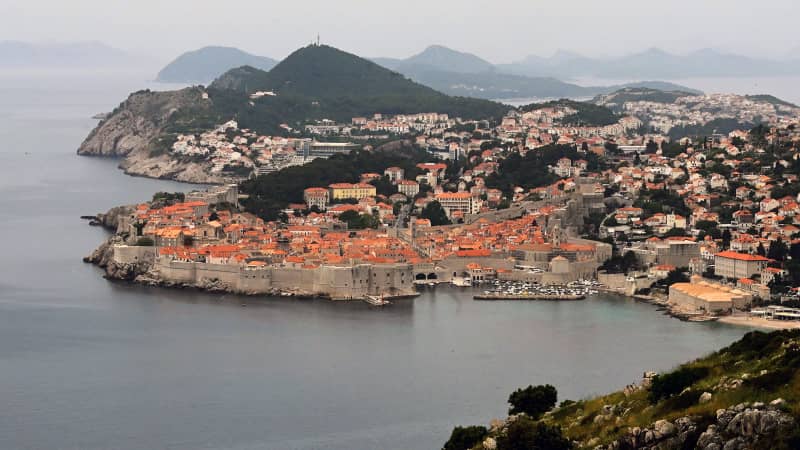 A general view of the old town of the city of Dubrovnik, on the Adriatic coast of Croatia