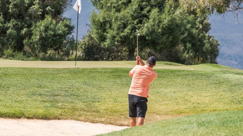 Abbamonte has been golfing and enjoying the outdoors on his travels and he's not ashamed to say so.