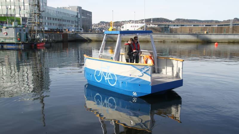 The first prototype for Trondheim's self-driving ferry was developed by NTNU and is called Milliampere, which means "little electric."