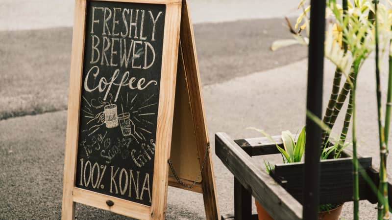 One of the best parts of visiting Hawaii: locally-grown Kona coffee