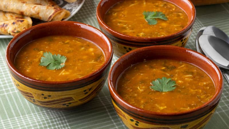 Moroccan harira uses chickpeas in a savory tomato broth to superb effect.