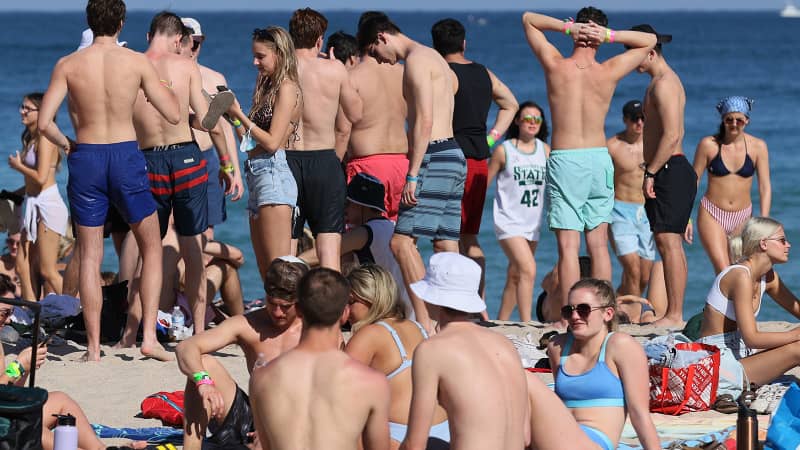 City officials in Fort Lauderdale, Florida, are anticipating a large spring break crowd this month.