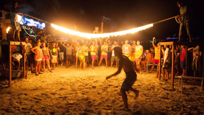 Koh Phangan's Full Moon Parties have been taking place since the 1980s. 
