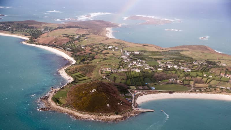 St. Martin's -- one of five inhabited islands in the Scillies. 