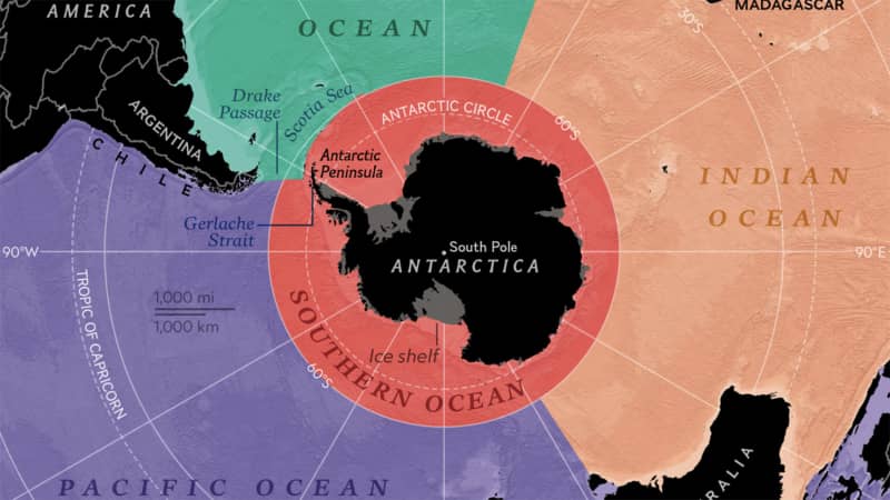 national geographic southern ocean map