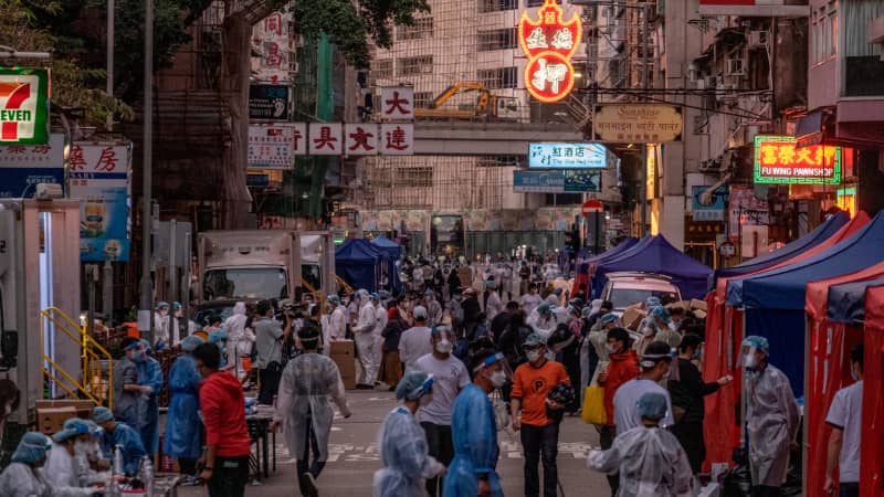 Hong Kong aims to inoculate 70% of its population by September.