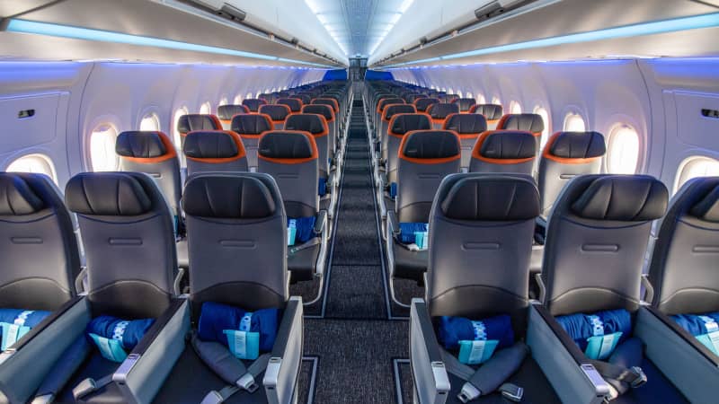 The Airbus A321 is a small aircraft, but JetBlue has made sure it's a comfortable experience for transatlantic travelers.