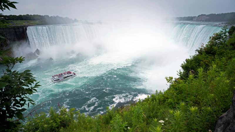 Canada, including Niagara Falls, has been added to the UK's "green list." 