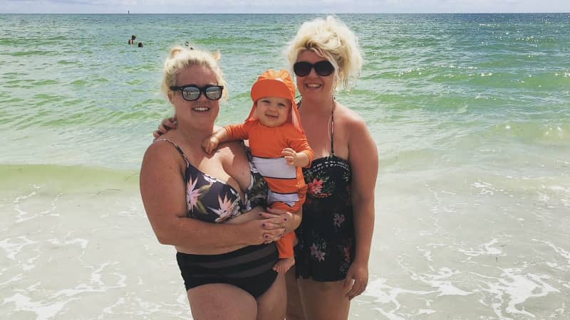 The couple and their son Jackson visited Florida in 2019.