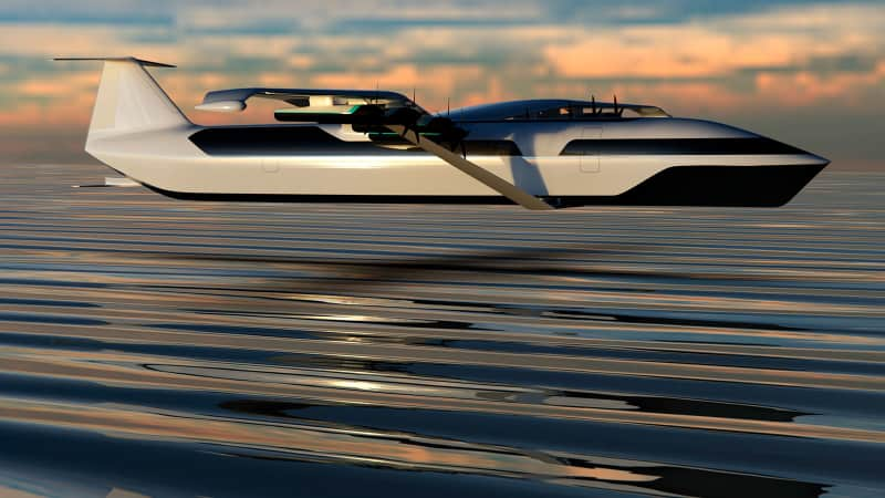 Boston-based REGENT is working on an all-electric "seaglider," a boat-plane hybrid with top speeds of 180 miles-per-hour. The company hopes it could transform the inter-city commute. 