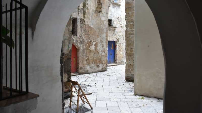 The old city is a maze of narrow streets.