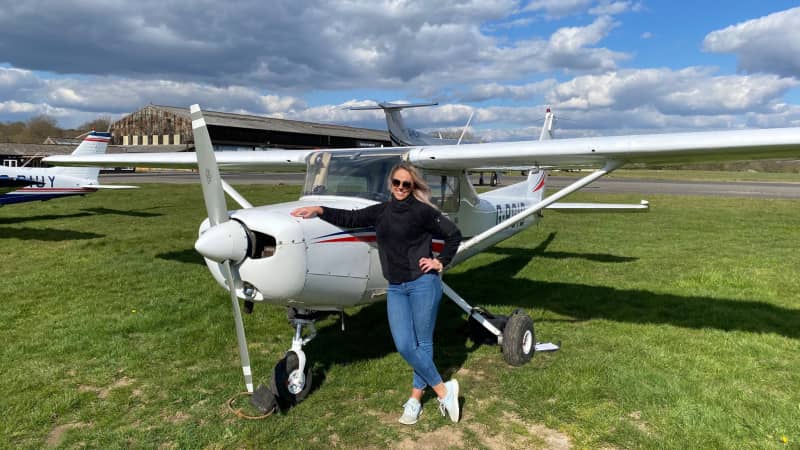 Hazrati has sunk her life's savings into pilot training.