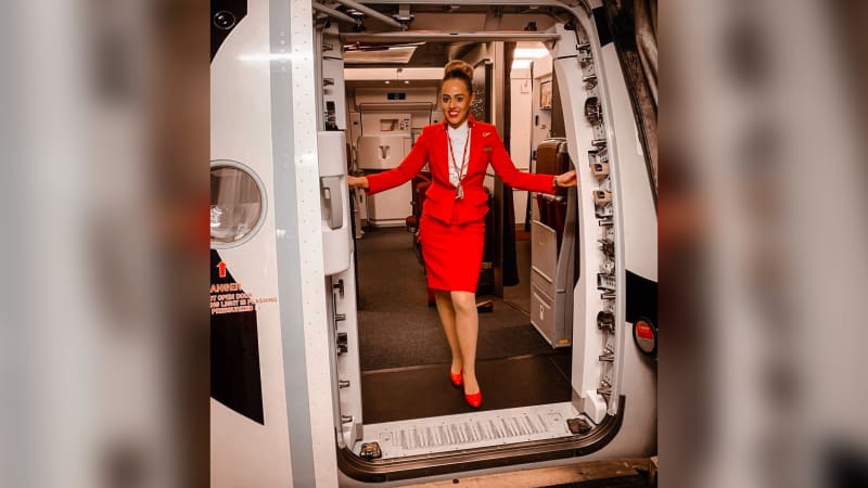 Jordan Milano Hazrati lost her job after eight months as a Virgin Atlantic flight attendant.