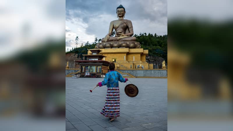 Fran Bak on her first trip to Bhutan.